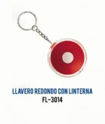 LLAVERO REDONDO CON LINTERNA - Imagen 2
