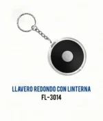 LLAVERO REDONDO CON LINTERNA - Imagen 4