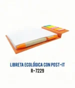 LIBRETA ECOLÓGICA CON POST-IT QUASAR - Imagen 7