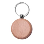 LLAVERO REDONDO MADERA - Imagen 2