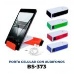 PORTA CELULAR CON AUDÍFONOS