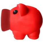 ALCANCIA CHANCHITO DE PVC - Imagen 3