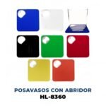 POSAVASOS CON DESTAPADOR