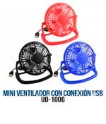 MINI VENTILADOR CON CONEXIÓN USB