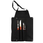 DELANTAL DE BBQ CON 3 HERRAMIENTAS