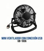 MINI VENTILADOR CON CONEXIÓN USB - Imagen 3