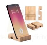 soporte de celular de madera