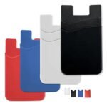 Porta tarjetas para celular de silicona