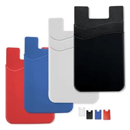 Porta tarjetas para celular de silicona