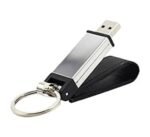 memoria usb de cuerina y metal