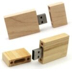 usb personalizada de madera