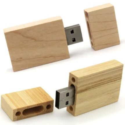 usb personalizada de madera