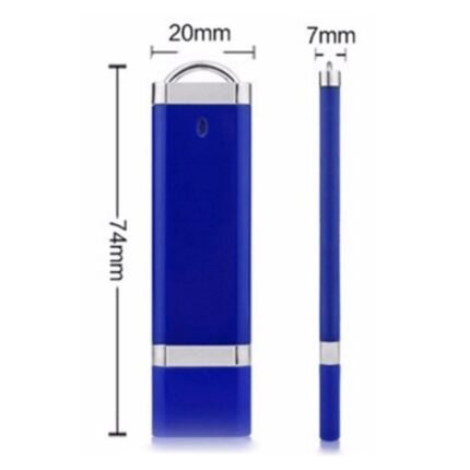 usb de metal color azul