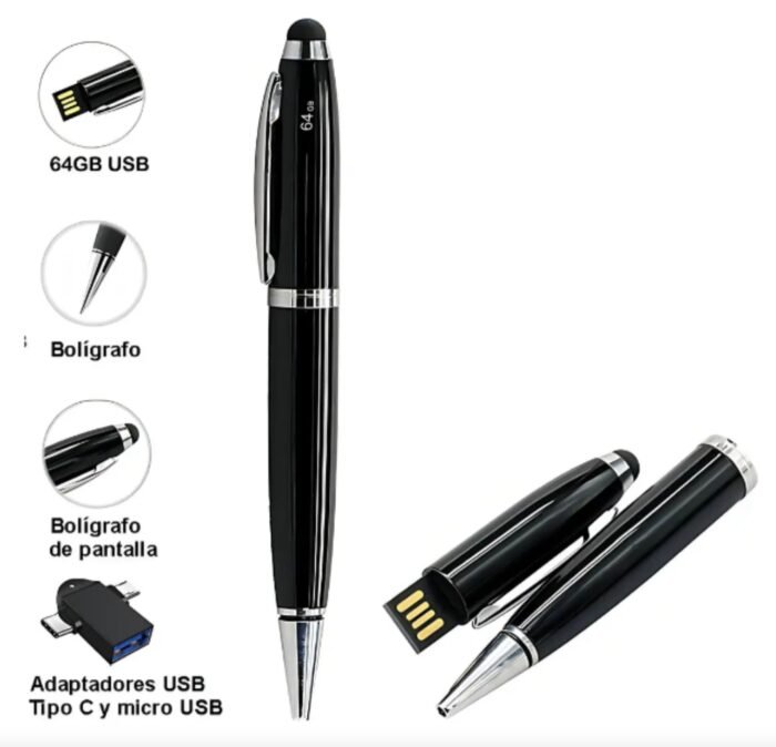 bolígrafo tipo usb