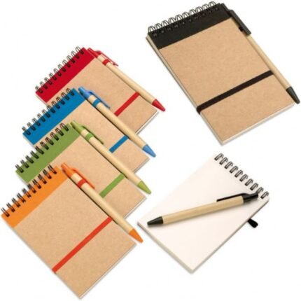 libreta ecológica anillada con lapicero Perú