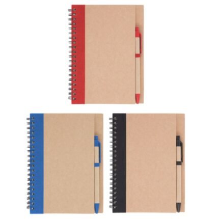 Libreta A5 ecológica con lapicero Perú