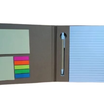 libreta con lapicero y post it Perú modelo